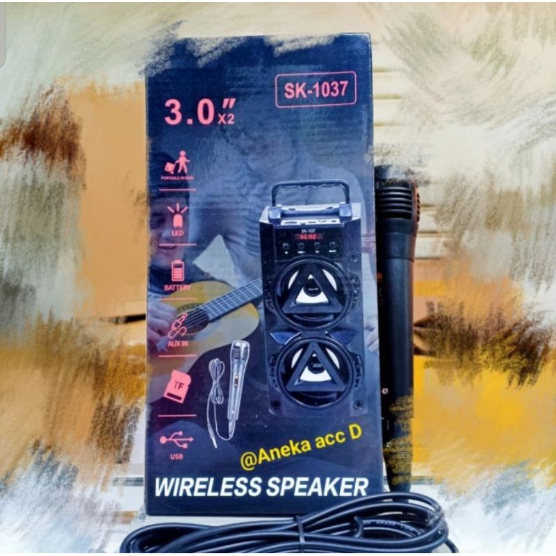 Speaker Bluetooth SK-1037 plus microphone