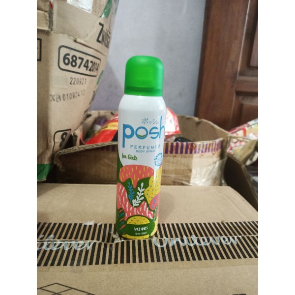 Posh Parfum Body spray wishes 150ml free bubble