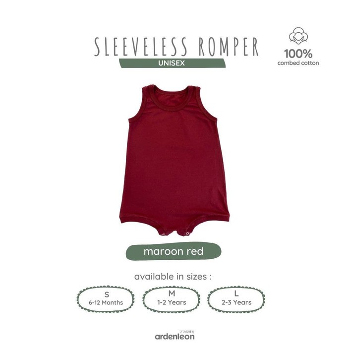 Makassar ! Sleeveless Romper ARDENLEON