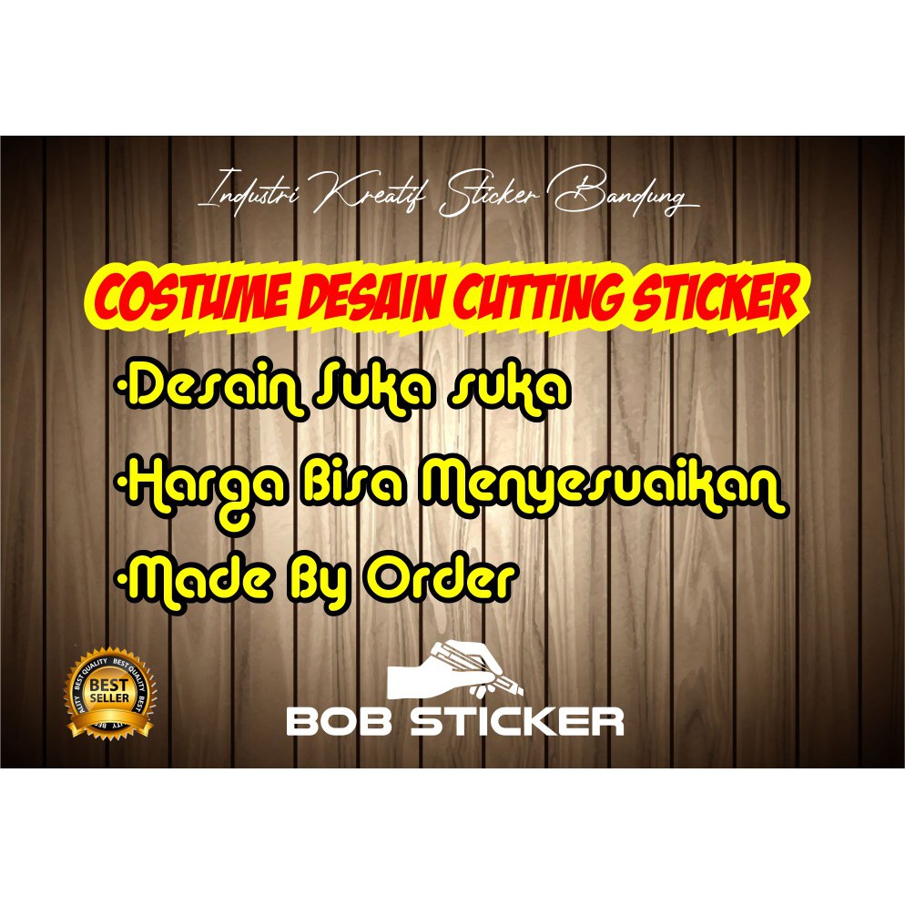 

Cutting sticker nama suka suka