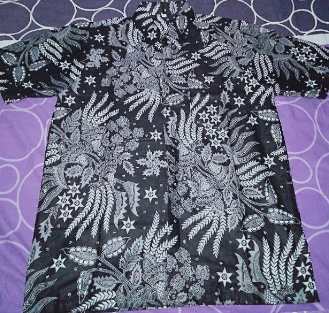 Bswart Batik Hrb026 Kenongo Hem Pendek Padi Pekalongan M L Xl Batik Pria Murah Modern Grosir