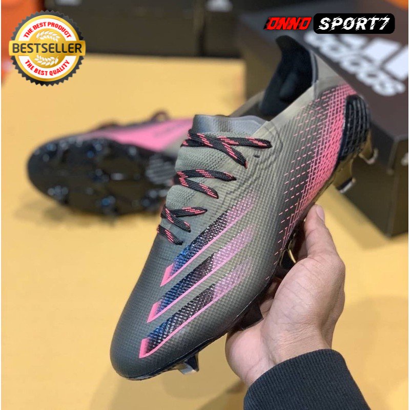 Sepatu Bola Adidas X Ghosted.1 Dark Green Army Pink Black