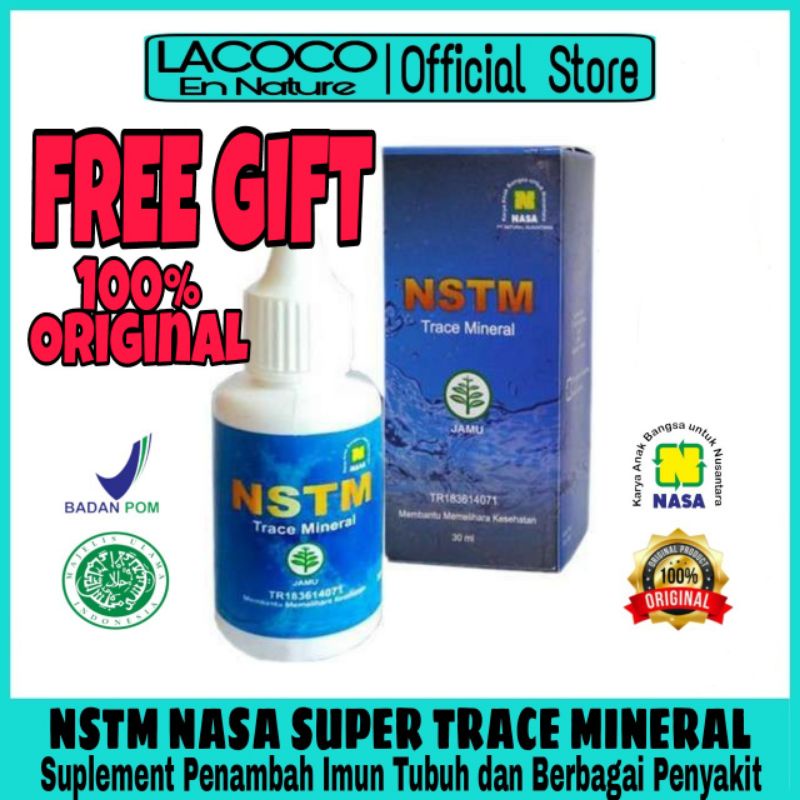 

NSTM Nasa Super Trace Mineral 30 ml Membantu Memelihara Kesehatan dan Mengatasi Berbagai Penyakit