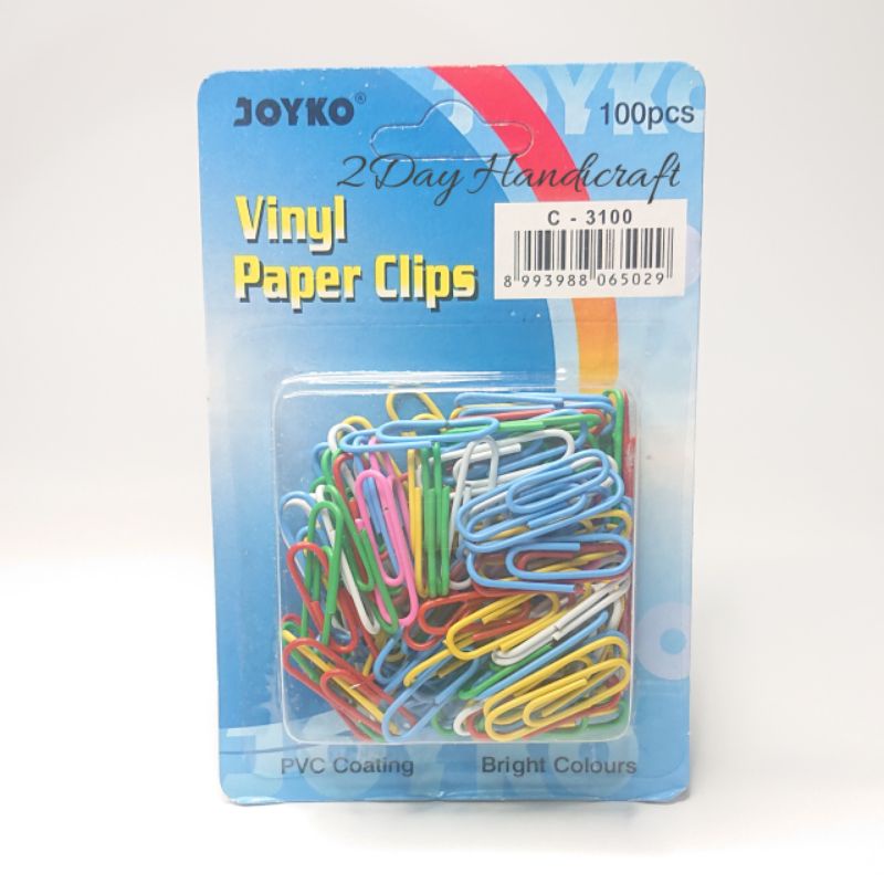 

Joyko Paper Clips isi 100 - Paper Clip warna wani - Paper Clip Lucu