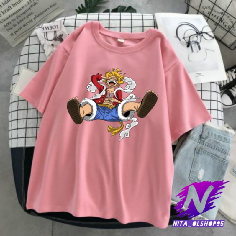 kaos one piece Luffy baju kaos Luffy gear5