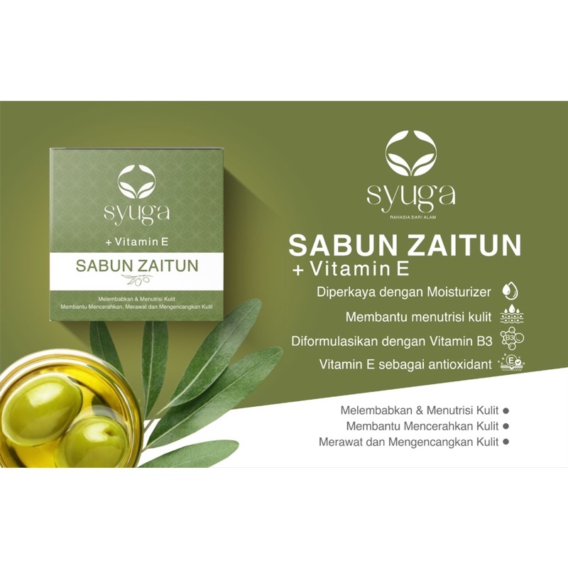 Syuga Sabun Zaitun + Vitamin E