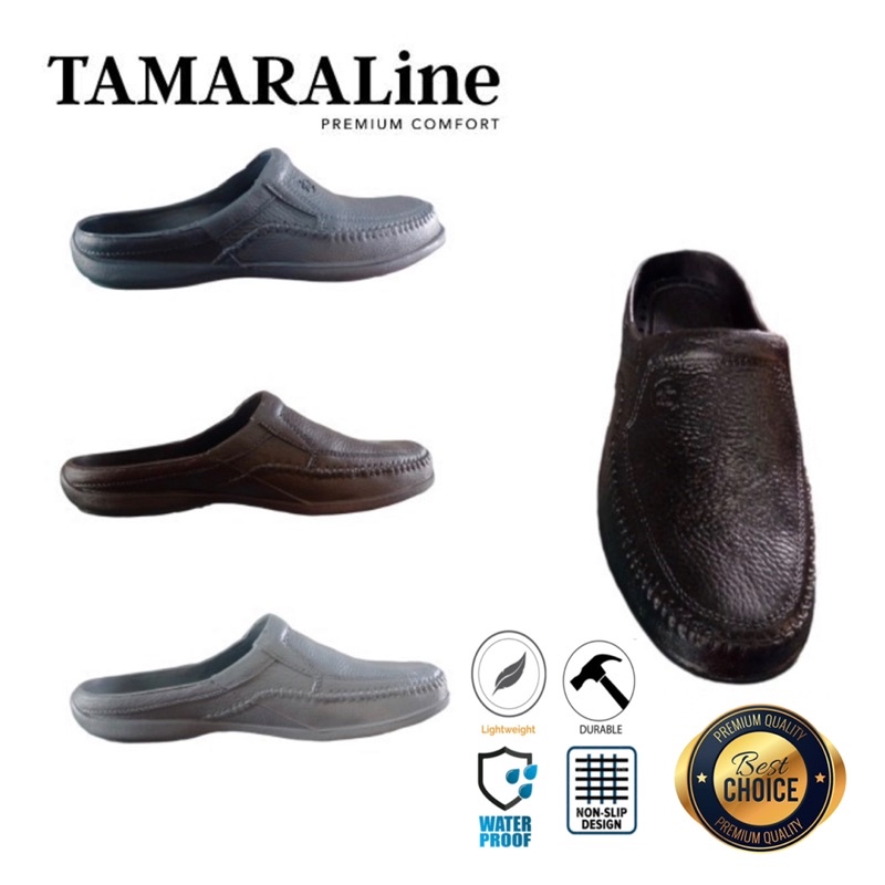 Sandal Sepatu Selop Karet Pria Anti licin Murah Promo TAMARALine 195