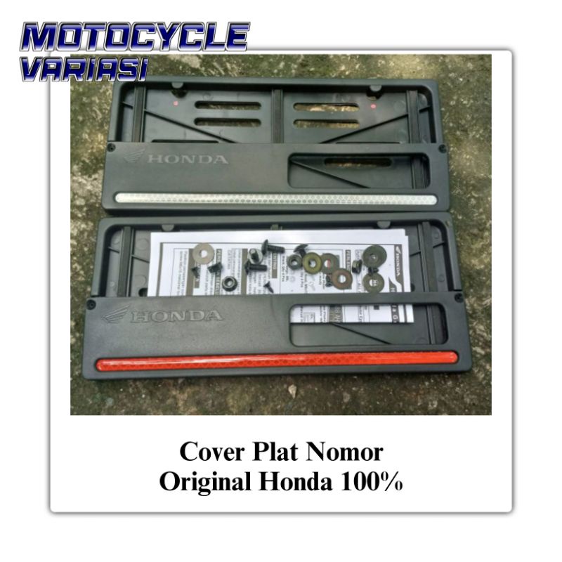 Cover plat nomor Honda Adv 160 Vario 160 Pcx 160 dudukan plat original honda adv pcx vario cb beat scoopy dll