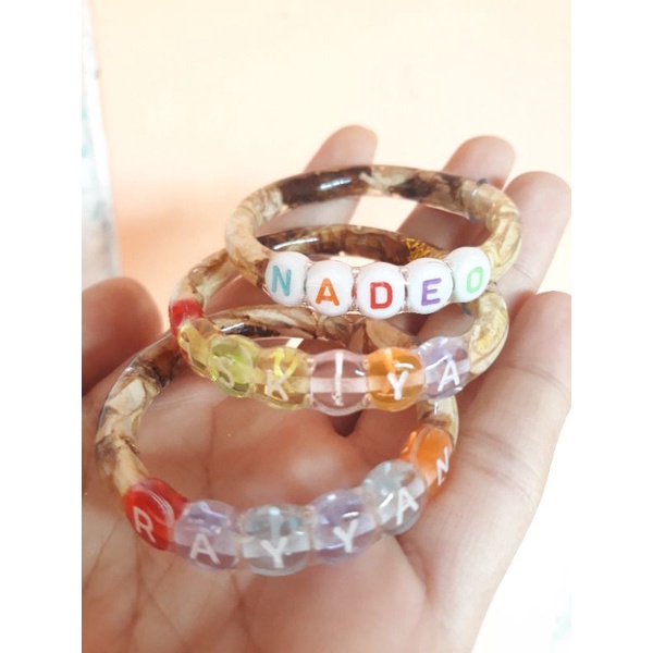 Gelang Kariango / Sawan NAMA FULL BANGLE Bayi Sampai Dewasa Pipa Kecil  ASLI Bangle dan Dlingo