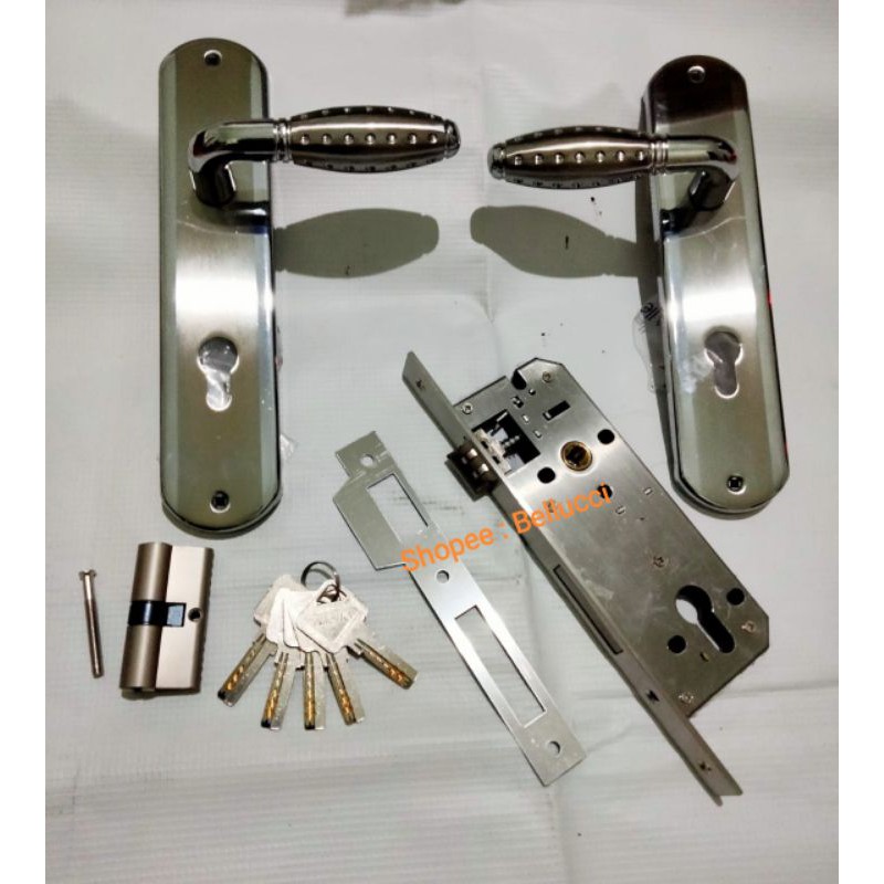 Kunci Pintu Besar Alletta Ares SN / Handle Pintu Besar High Quality / Kunci Pintu Full Set