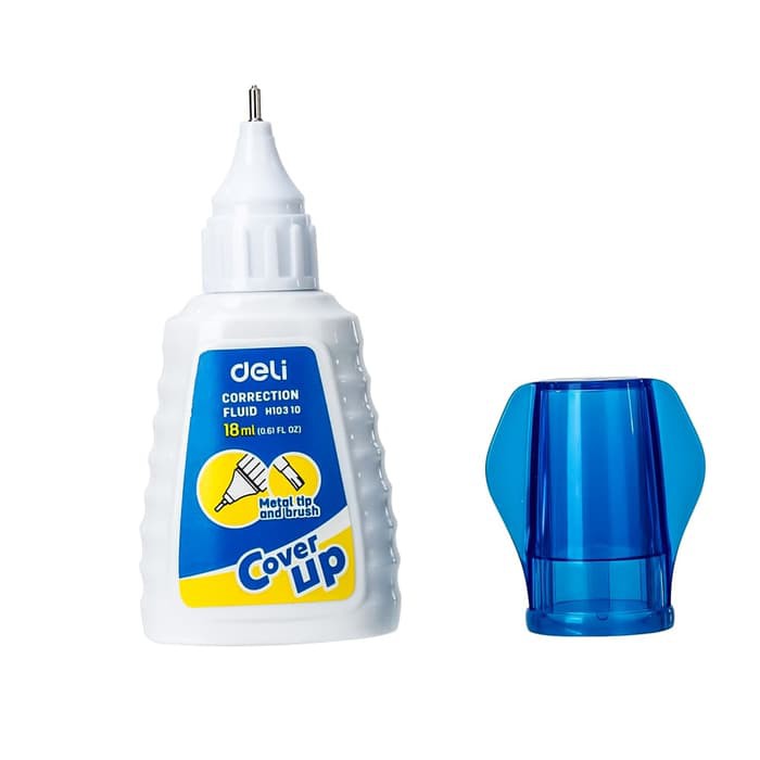 

JUAL DELI EH10310 TIP X-CORRECTION FLUID 18ML STEEL & BRUSH DUO APPLICATOR