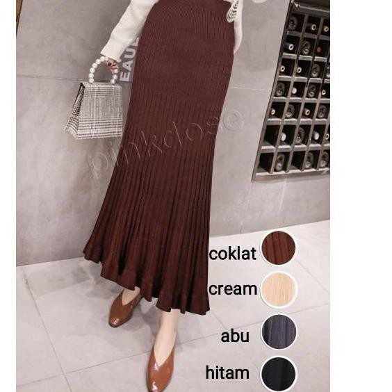 ✤ ROK rajut import ( RK 09274 pjg) rok rajut panjang wanita model span duyung premium by toko BUMING