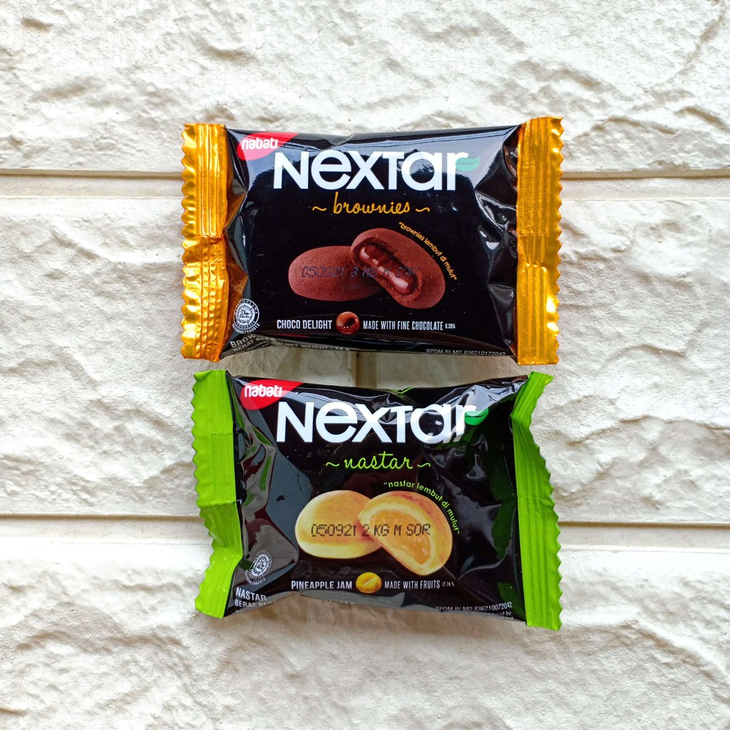 

Nabati Nextar 11gr Nastar Brownies Sachet Cookies Biskuit Kue Pineapple Selai Nanas Coklat Cokelat