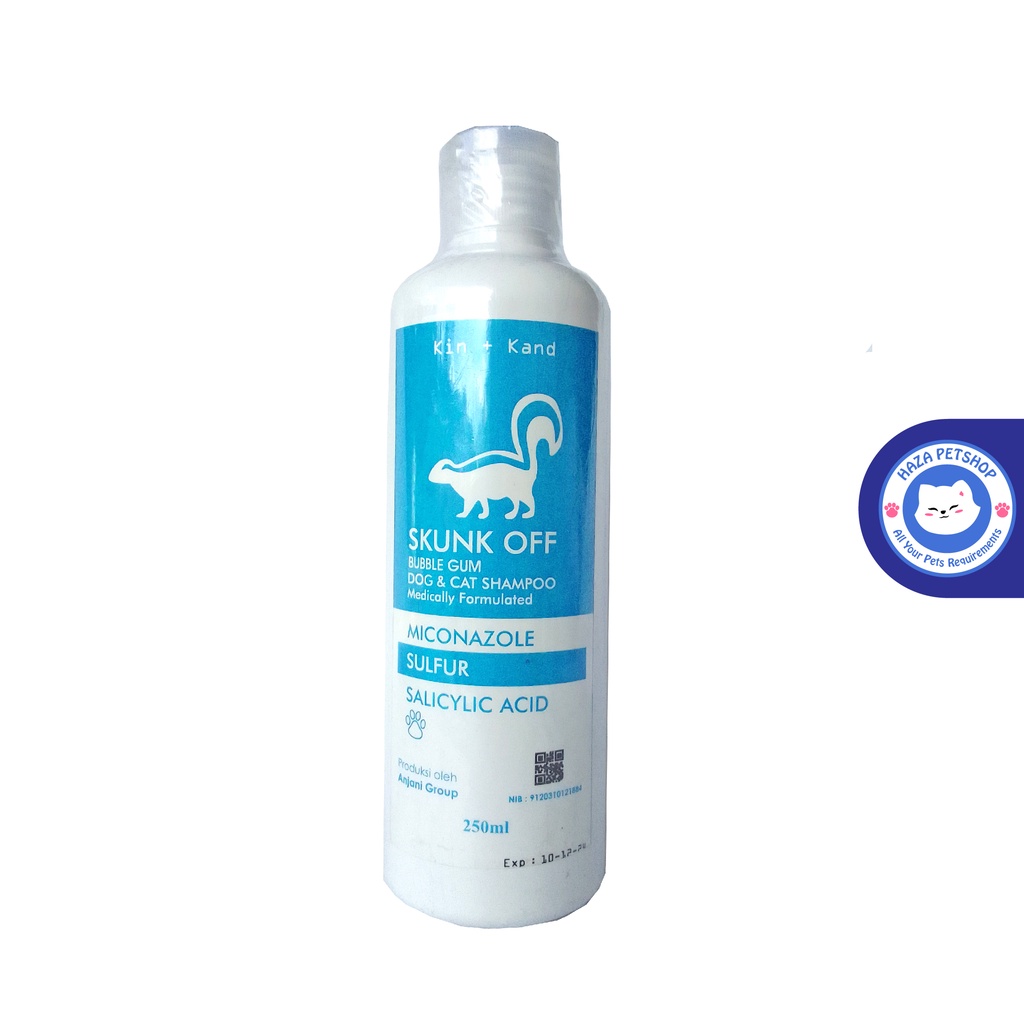 Jual Kin+Kand Skunk off Dog & Cat Shampoo Shampo Miconazole Anti Kutu
