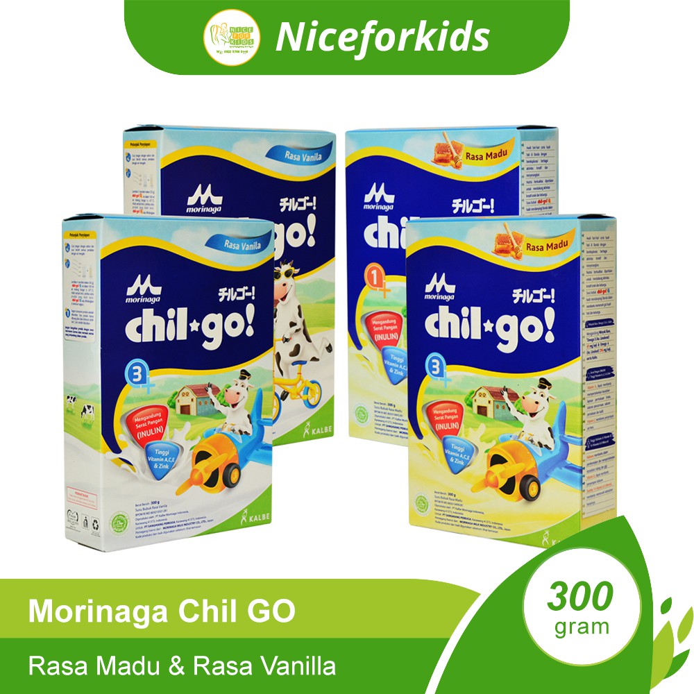 Susu Chil Go Powder Morinaga Susu Pertumbuhan Anak Chilgo bubuk 1+ 3+ 300 Gram