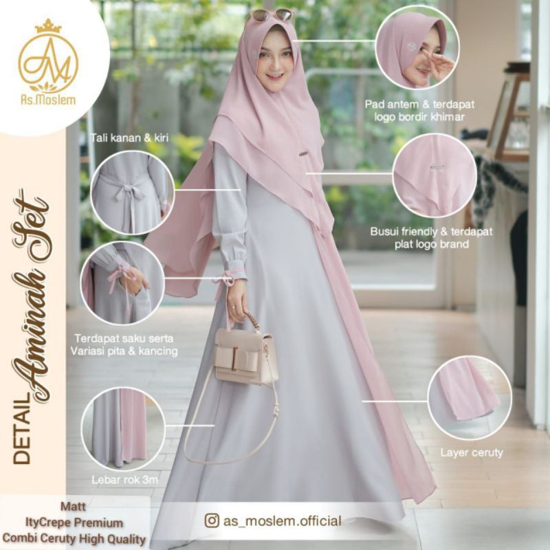 Aminah set syar 'i by AS moslem