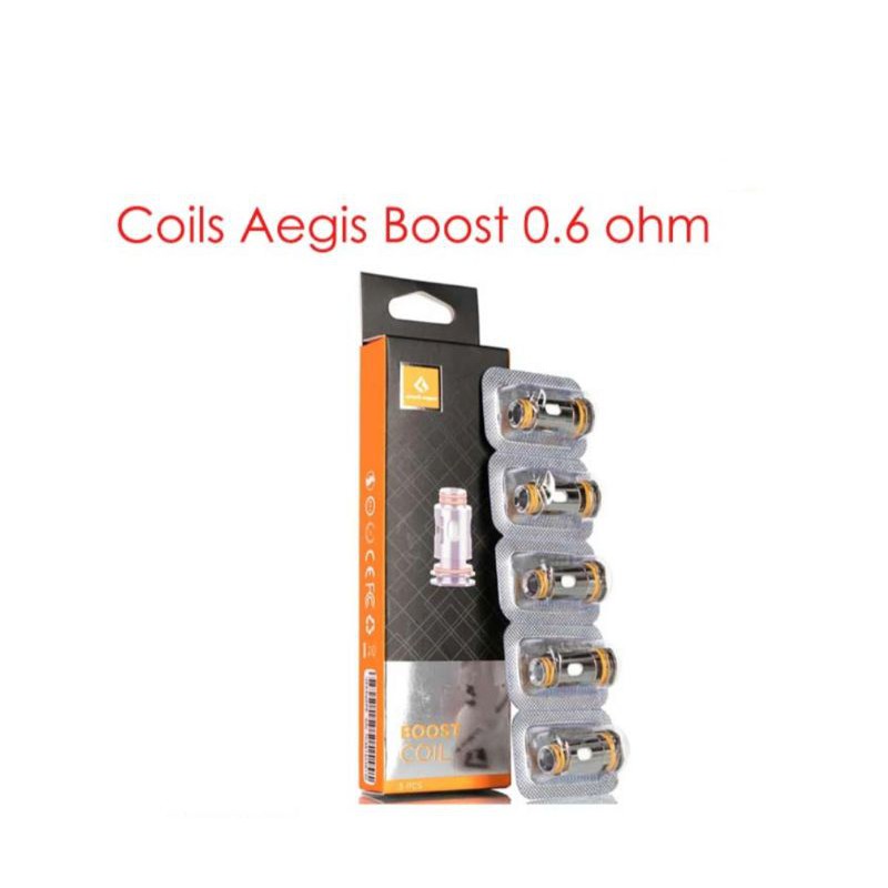 Terbaru full Sett Coil boost Aegis 0,4/0,6 ohm harga per biji