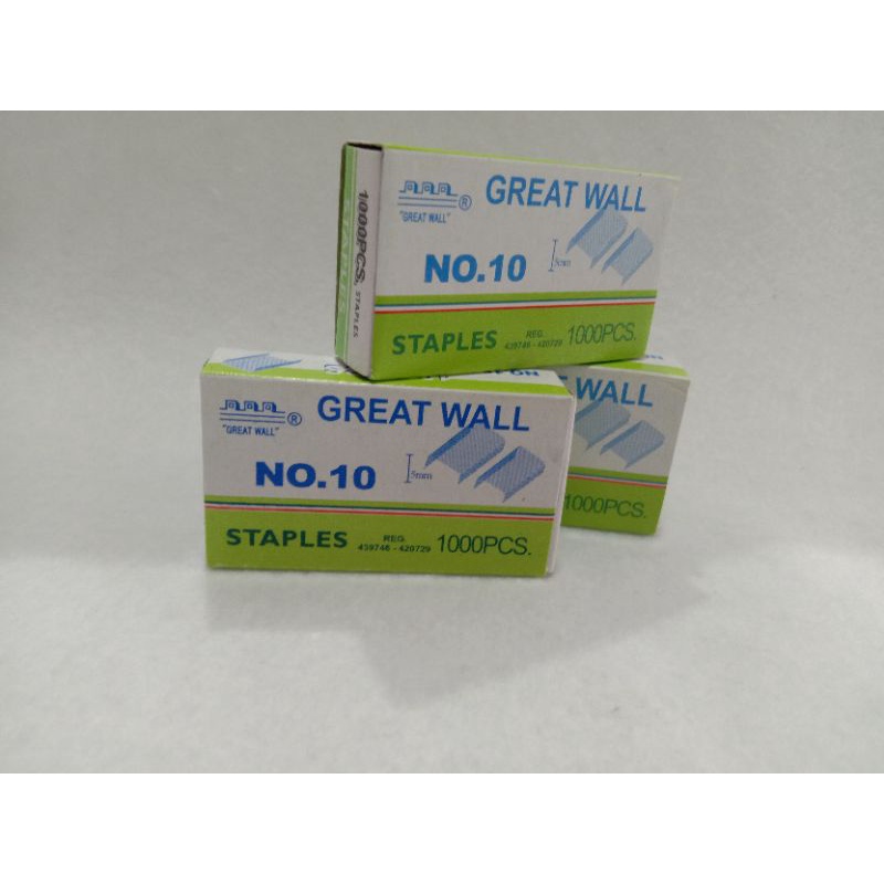 Isi Staples Greatwall nomor 10