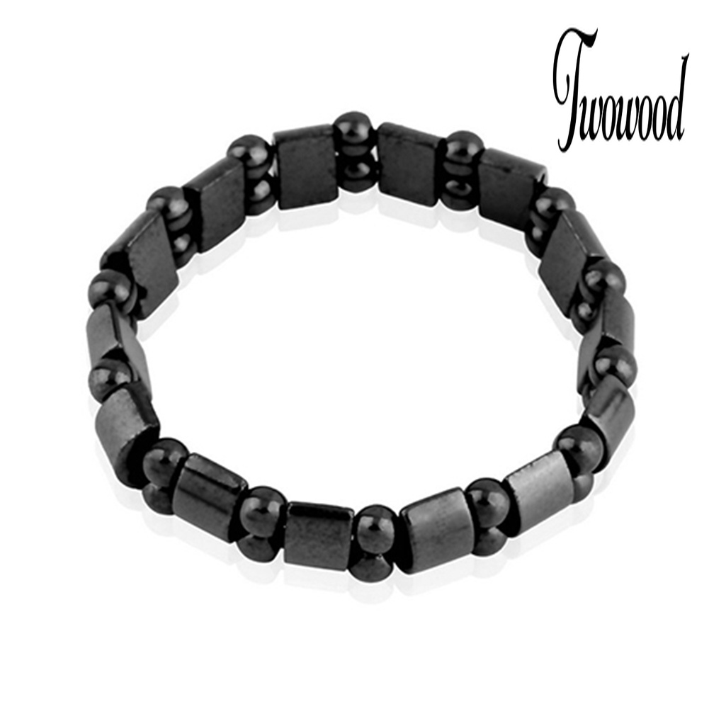 Gelang Manik-Manik Hematite Warna Hitam Untuk Pria Dan Wanita