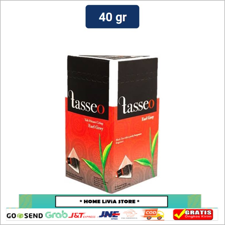 

Tasseo Premium Tea Bag Earl Grey 40 gr