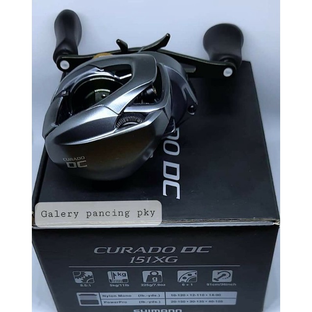 Promo Reel Shimano Curado Dc 151 Xg Left Handle Ratio 8.5.1