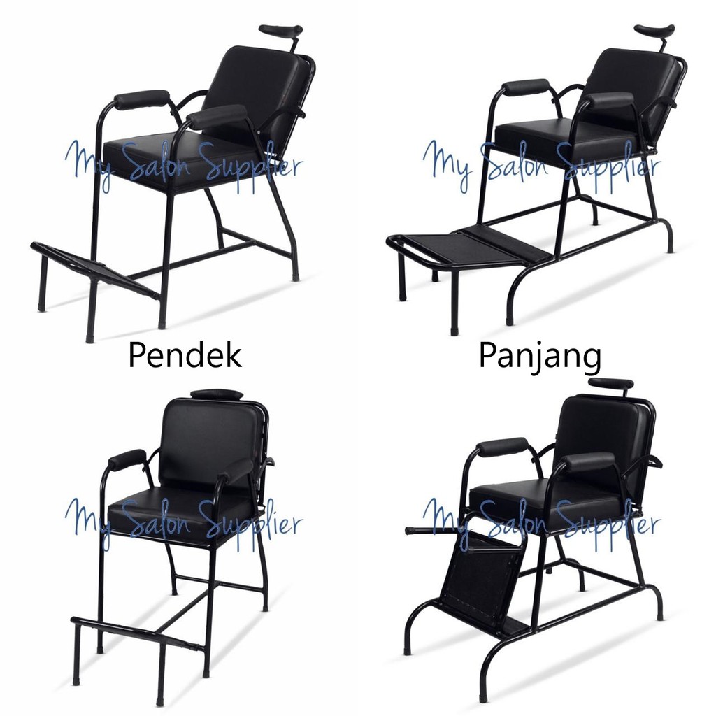 Kursi Barber Kaki Pendek / Panjang / Knock Down