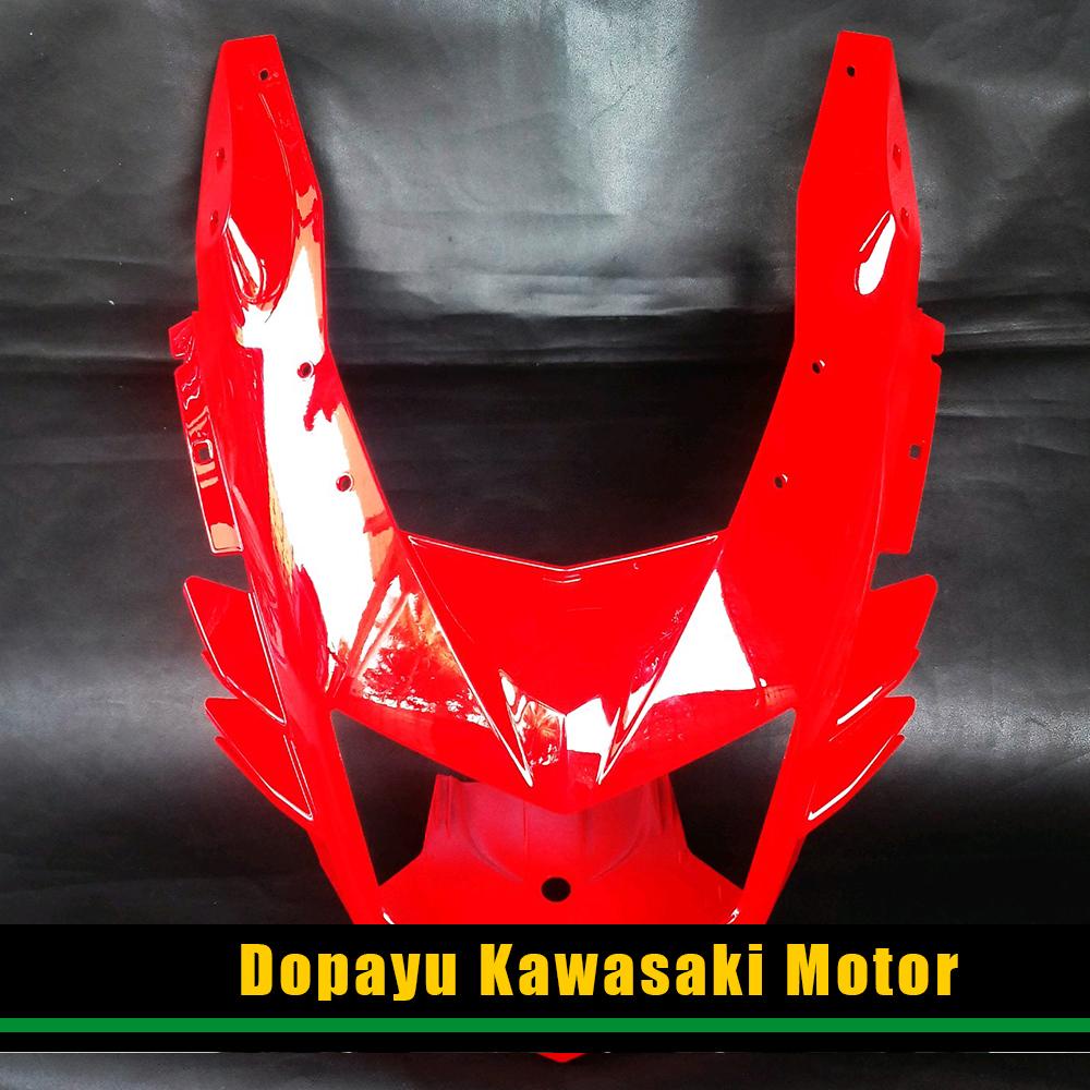 Cover Batok Lampu Depan Ninja Rr New Warna Merah Original Kawasaki