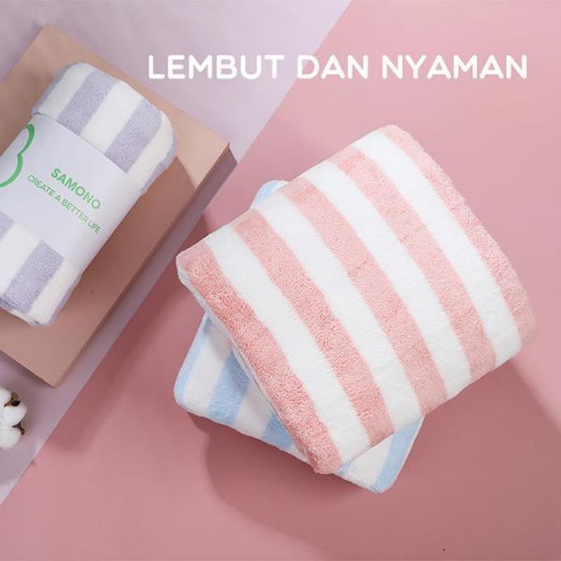 Samono Handuk Mandi Microfiber Daya Serap Tinggi