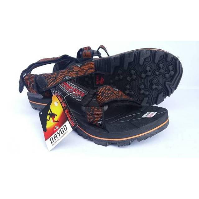  Sandal  Gunung Anak  DRYGO Outdoor Ukuran  31 35 Orange Batik 