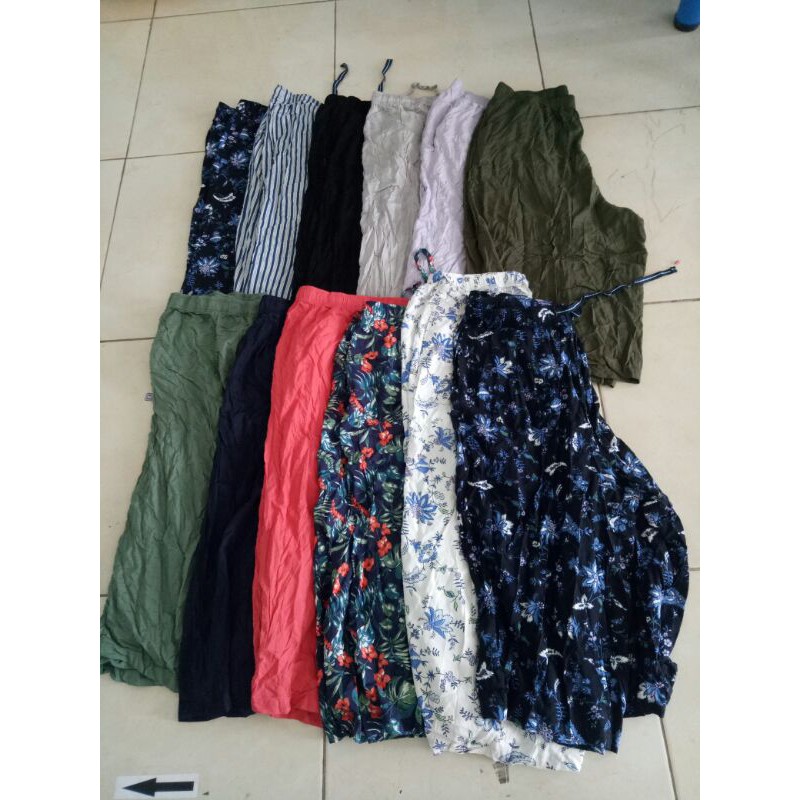 kulot sisa export uniqlo