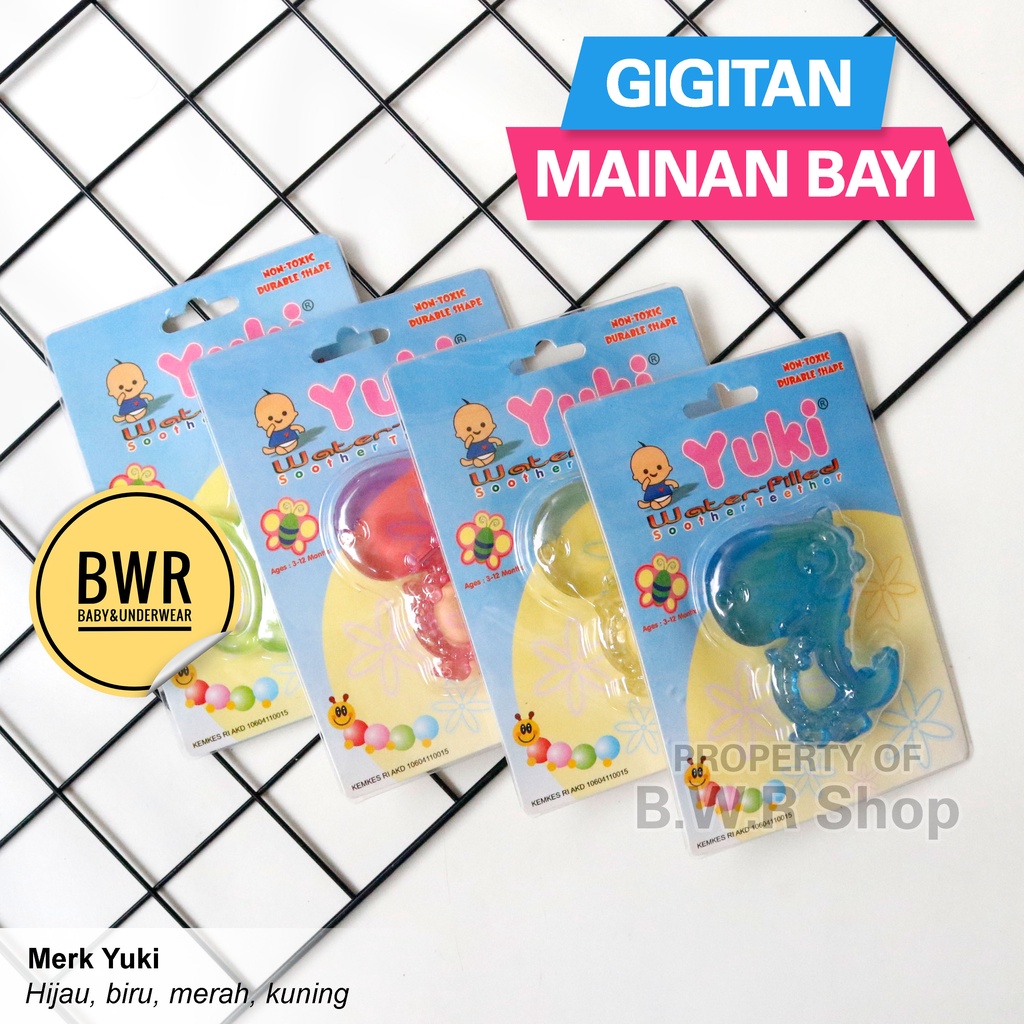 GIGITAN YUKI | Gigitan Bayi Karakter | Perangsang Pertumbuhan Gigi Bayi | Bwr IX