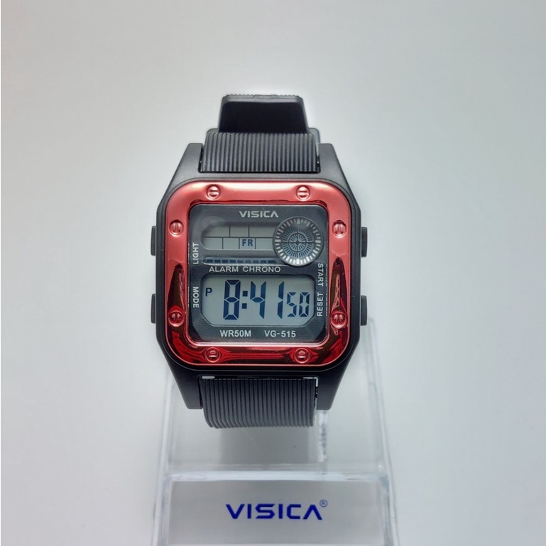 JAM TANGAN DIGITAL PRIA KASUAL SPORTY PREMIUM RUBBER ANTI AIR VG-515