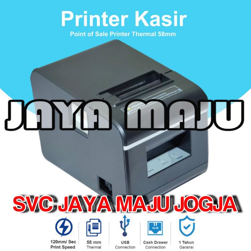 IWARE  C58 AC - USB - SPEED  120 MM/S  ||  PRINTER KASIR THERMAL - LINE PRINTING - AUTO CUTTER  ||  