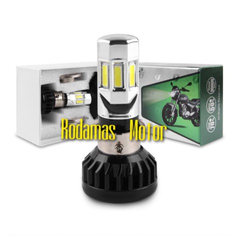 Jual Lampu motor beat fi Led Motor H4 H6 35 Watt Headlamp Led Bohlam