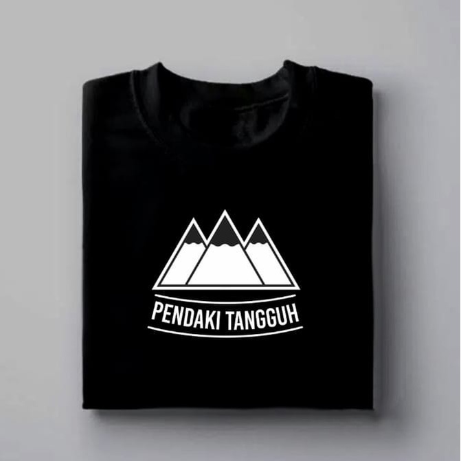 T-Shirt Kaos Keren Pendaki Tangguh / kaos Anak Gunung