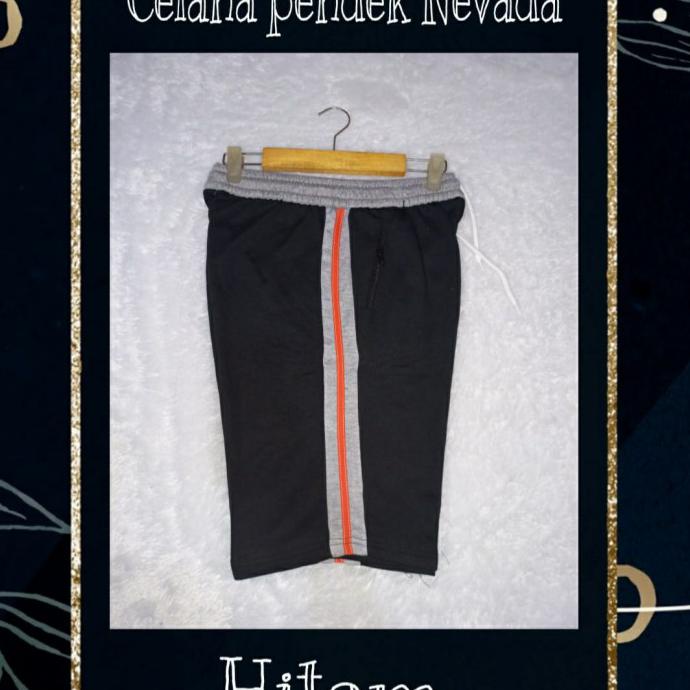 Terbaik Original Celana Pendek Nevada Pria/Wanita - Hitam, L