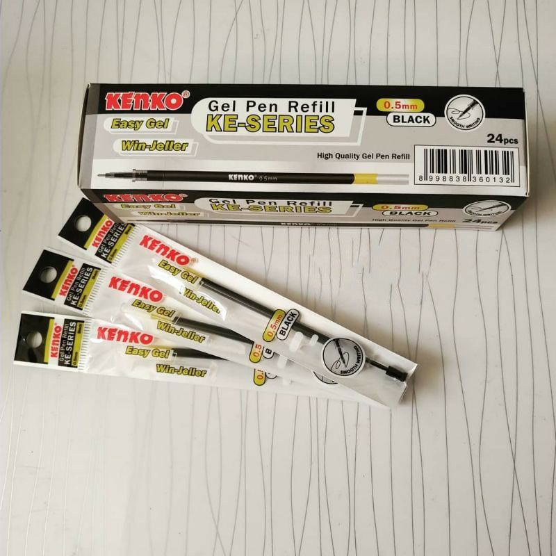 Ash shura ( 6 Pcs ) Refill pulpen kenko gel KE-SERIES isi