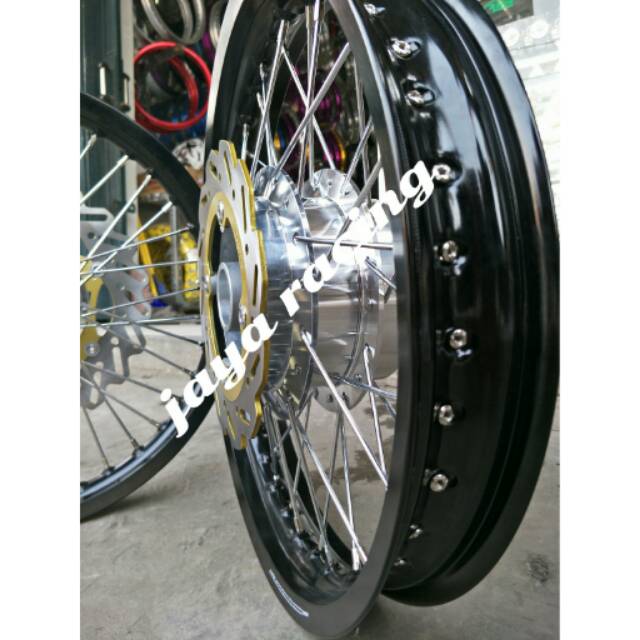 Sepaket velg tapak lebar rideit thailand ninja 150rr ninja 150r paket komplit plus stel velg