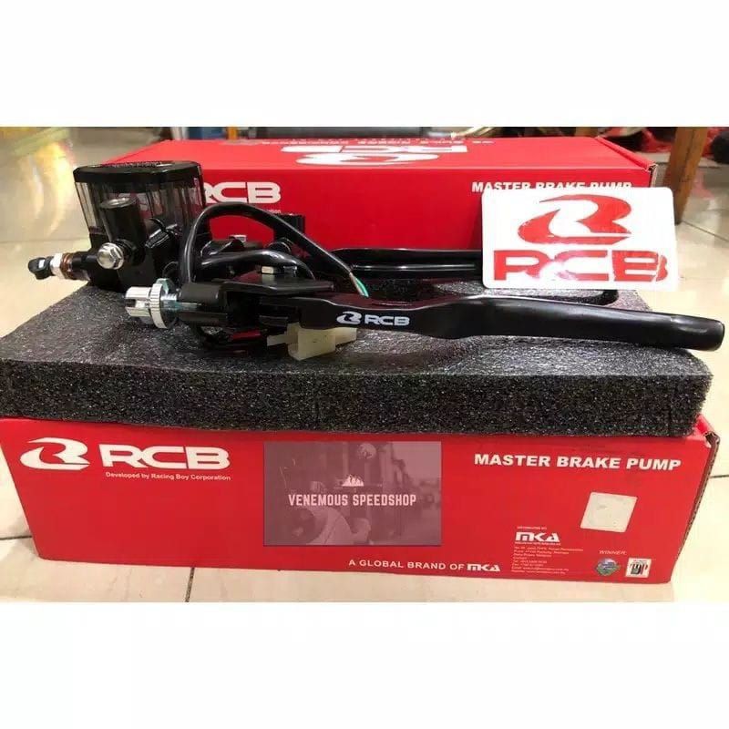 MASTER REM RCB RACING BOY SET KIRI KANAN 14MM OVAL UNIVERSAL AEROX SATRIA FU VIXION RX KING