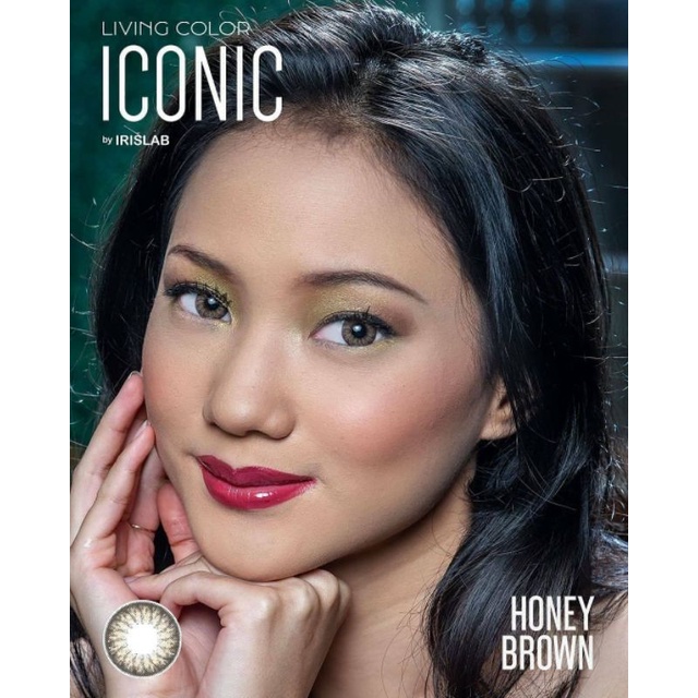 (MINUS) SOFTLENS ICONIC HONEY BROWN DAN SMOKEY GREY