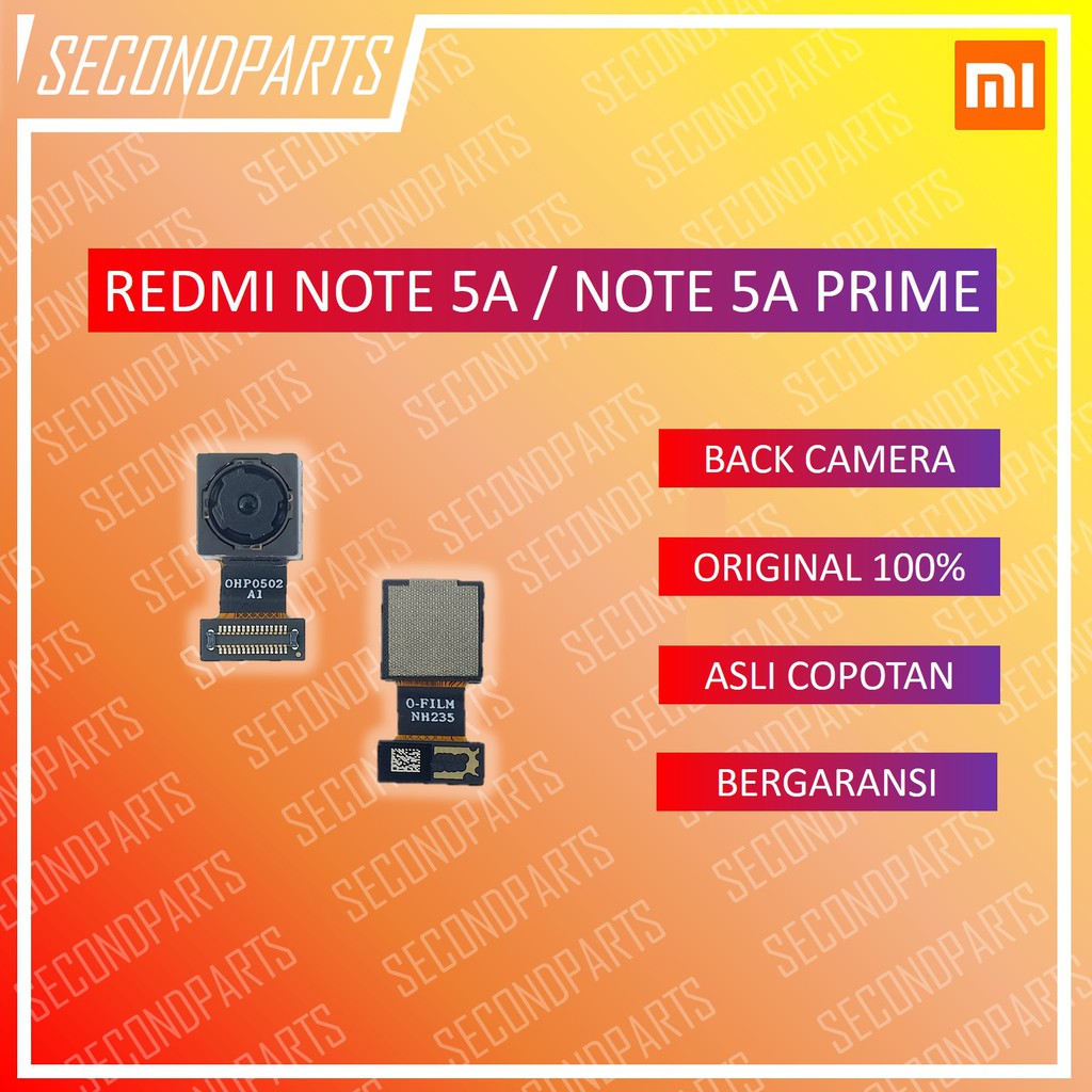 KAMERA BELAKANG XIAOMI REDMI NOTE 5A / NOTE 5A PRIME ORIGINAL COPOTAN