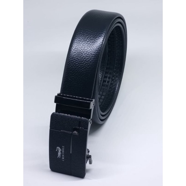 ikat pingang sabuk pria kulit asli import model rel