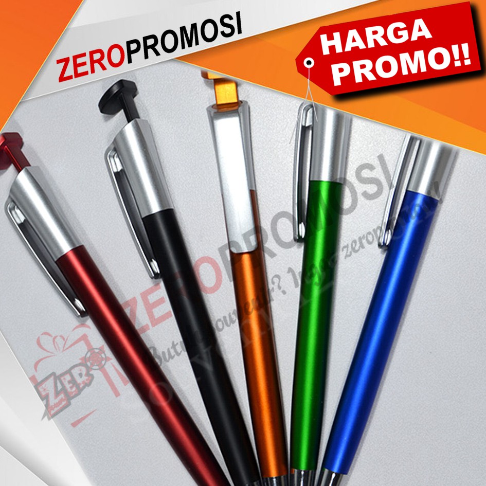 

Souvenir pulpen stylus dan penyangga HP (Pen 1137)