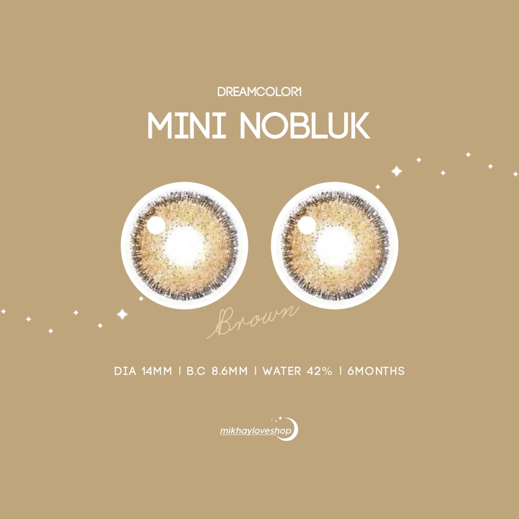 Softlens Mini Nobluk Brown | Dreamcolor1 [Mikhayloveshop]