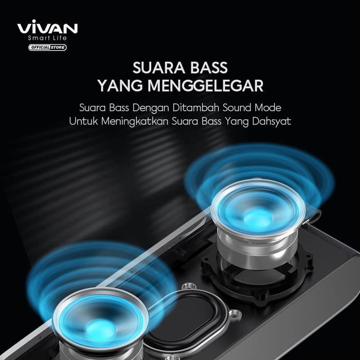 VIVAN Speaker Bluetooth HI-Fi Waterproof IPX7 10W Mega Bass VS10