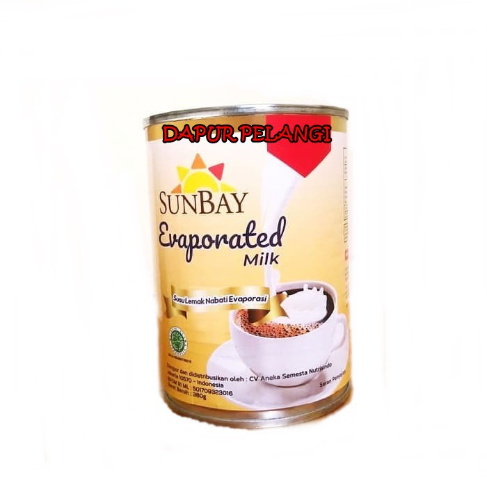 

Susu Evaporasi Evaporated Milk SunBay 380 gram