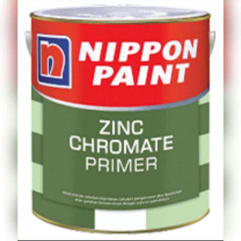 Jual NIPPON Zinc Chromate Primer Grey Green 1kg Cat Dasar Besi / Meni