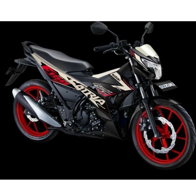 striping suzuki satria fu f 150 led 2021 injeksi putih