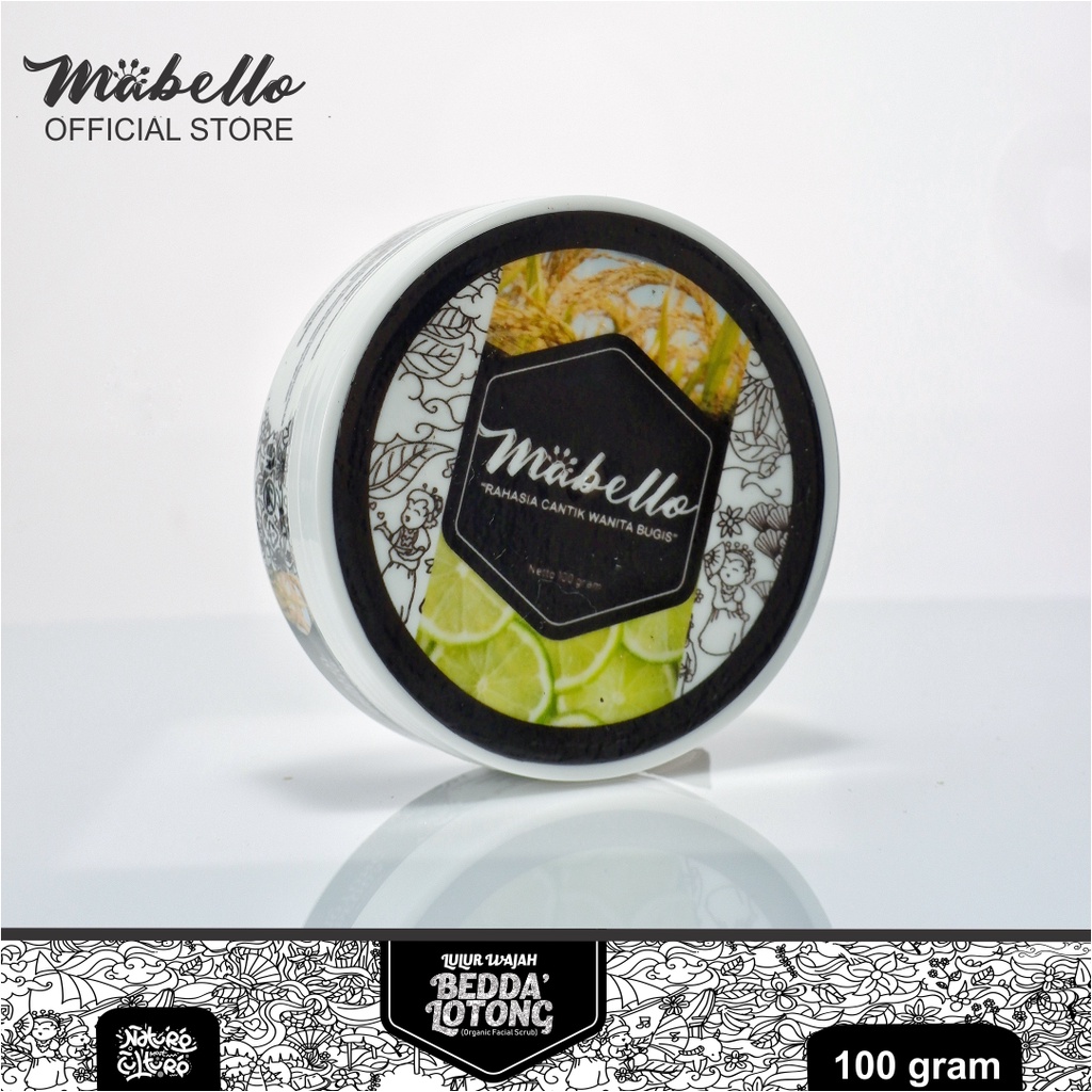 MABELLO Masker Hitam /bedda lotong bpom &amp; halal/ mencerahkan wajah &amp; mengangkat komedo