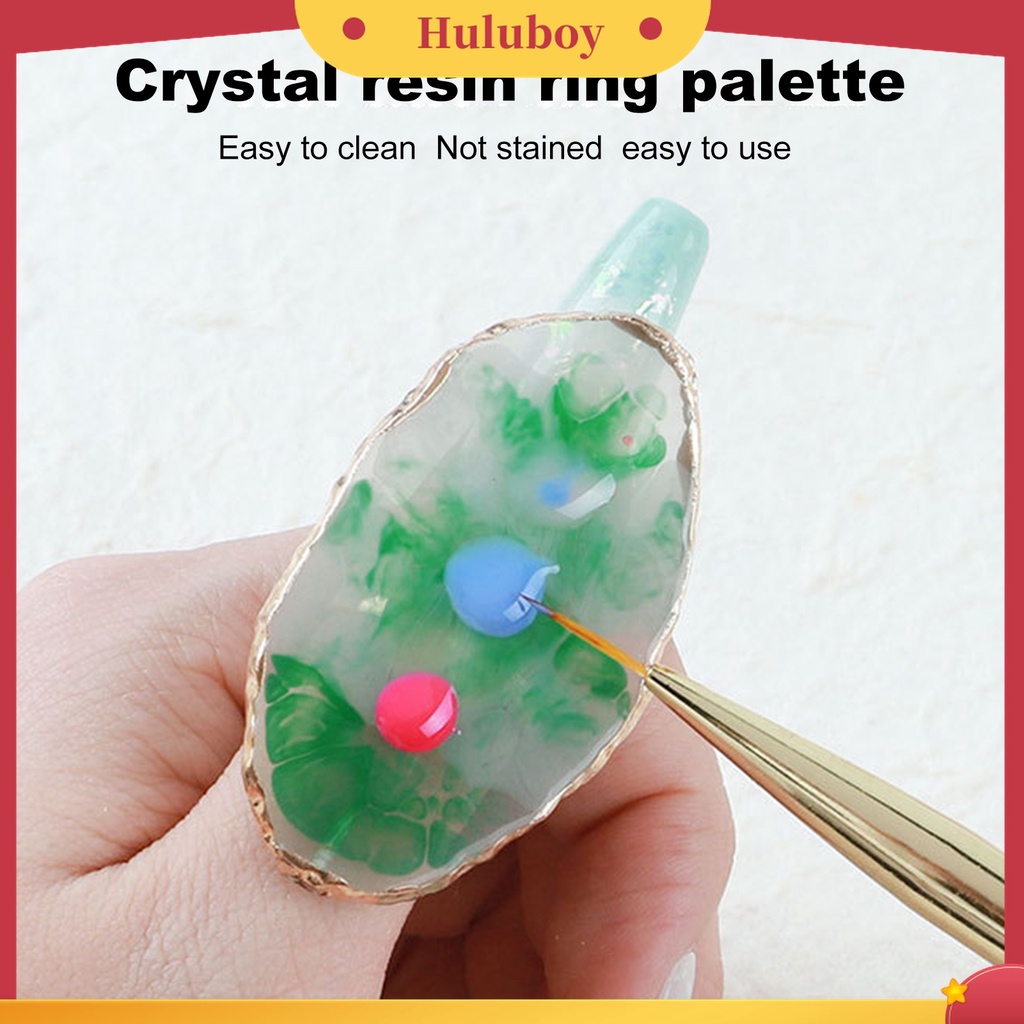 Huluboy Huluboy♡ Palet Display Warna Kutek Gel Bahan Resin Untuk Manicure